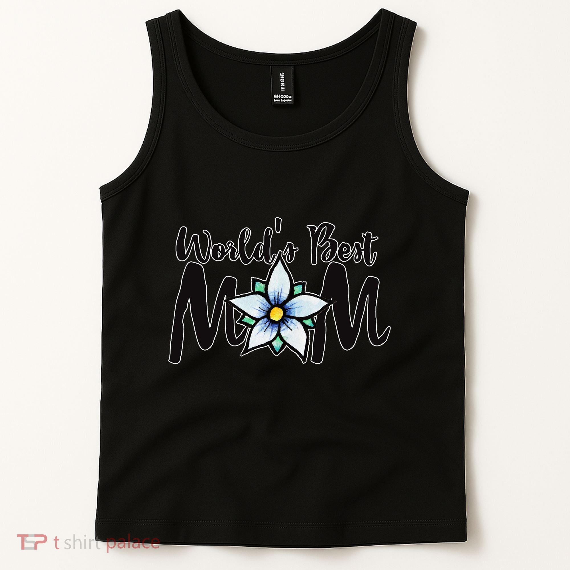 World's Best Mom Flower Tank Top