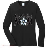 World's Best Mom Flower Women's Long Sleeve Shirt thumb 0