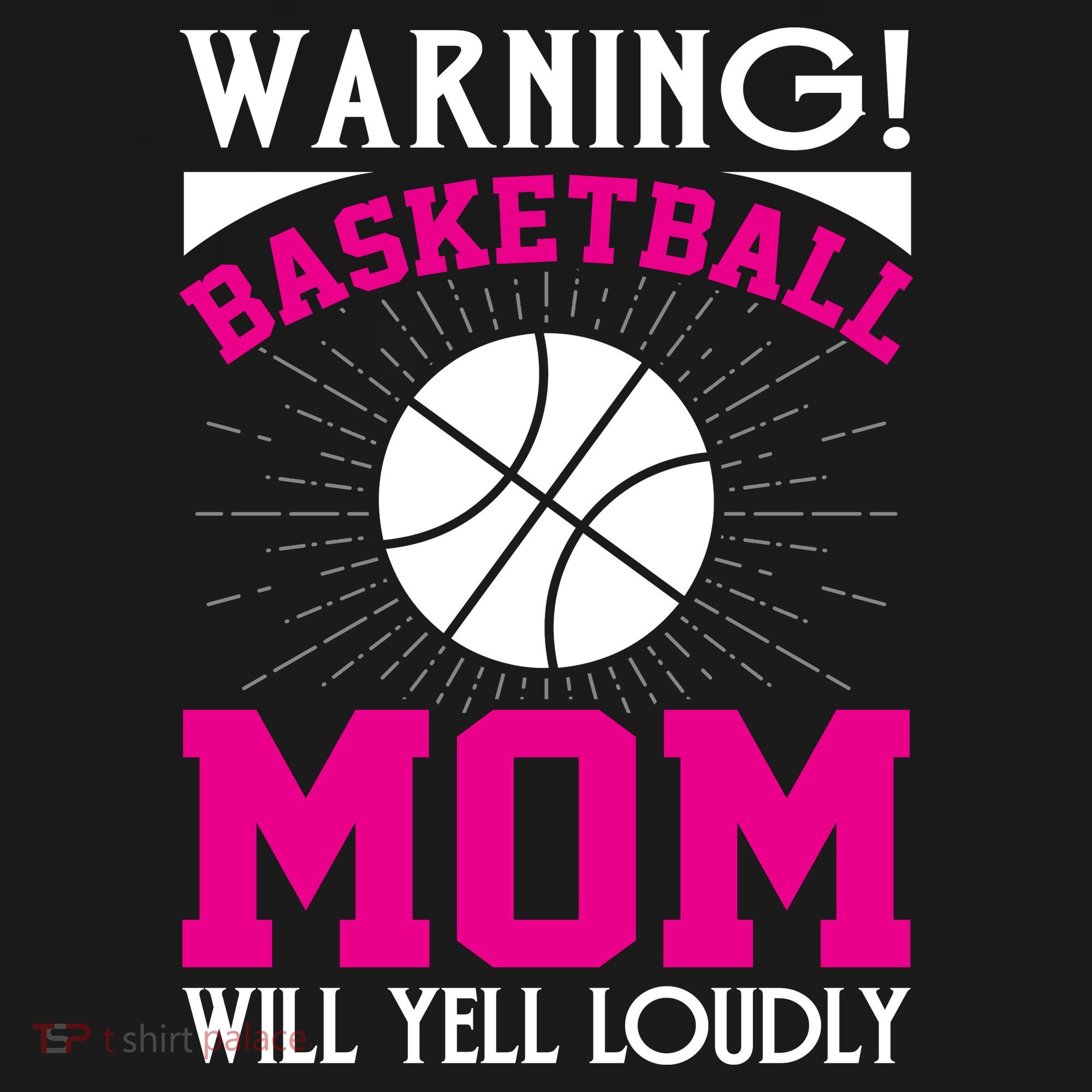 Warning! Basketball Mom Will Yell Loudly Funny Sport Women's Tank Top