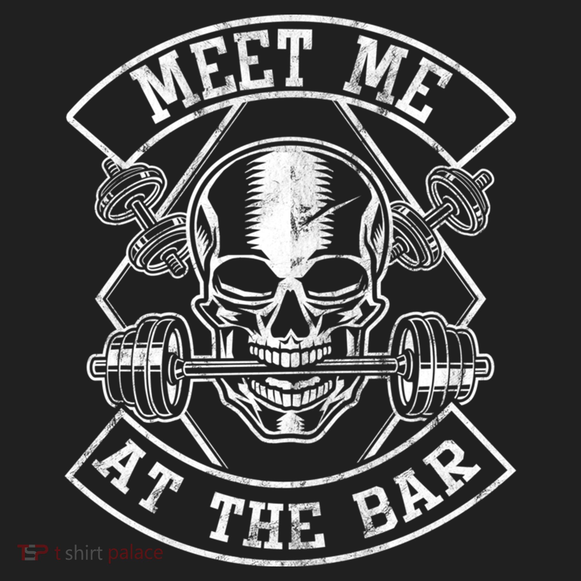 Weightlifting Bodybuilding Meet Me At The Bar Powerlifting Gift Beanie