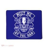 Weightlifting Bodybuilding Meet Me At The Bar Powerlifting Gift Mousepad thumb 0