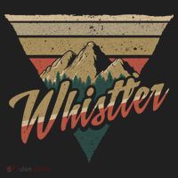 Whistler Blackcomb Mountain Illustration Vacation Souvenir Gift Beanie thumb 2