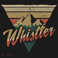 Whistler Blackcomb Mountain Illustration Vacation Souvenir Gift Women's Hoodie thumb 2