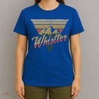 Whistler Blackcomb Mountain Illustration Vacation Souvenir Gift T-Shirt thumb 4
