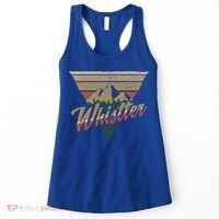 Whistler Blackcomb Mountain Illustration Vacation Souvenir Gift Women's Tank Top thumb 0