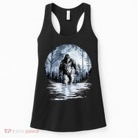 Women Bigfoot Moon Lunar Sasquatch Women's Tank Top thumb 0