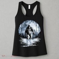 Women Bigfoot Moon Lunar Sasquatch Women's Tank Top thumb 3