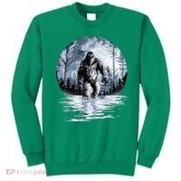 Women Bigfoot Moon Lunar Sasquatch Sweatshirt thumb 0