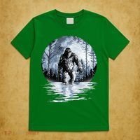 Women Bigfoot Moon Lunar Sasquatch T-Shirt thumb 5