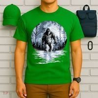 Women Bigfoot Moon Lunar Sasquatch T-Shirt thumb 6