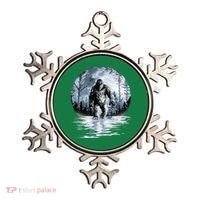 Women Bigfoot Moon Lunar Sasquatch Ornament thumb 0