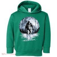 Women Bigfoot Moon Lunar Sasquatch Toddler Hoodie thumb 0