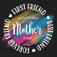 Worlds Best Mother Ever Cute Mother's Day Gift Golf Towel thumb 3