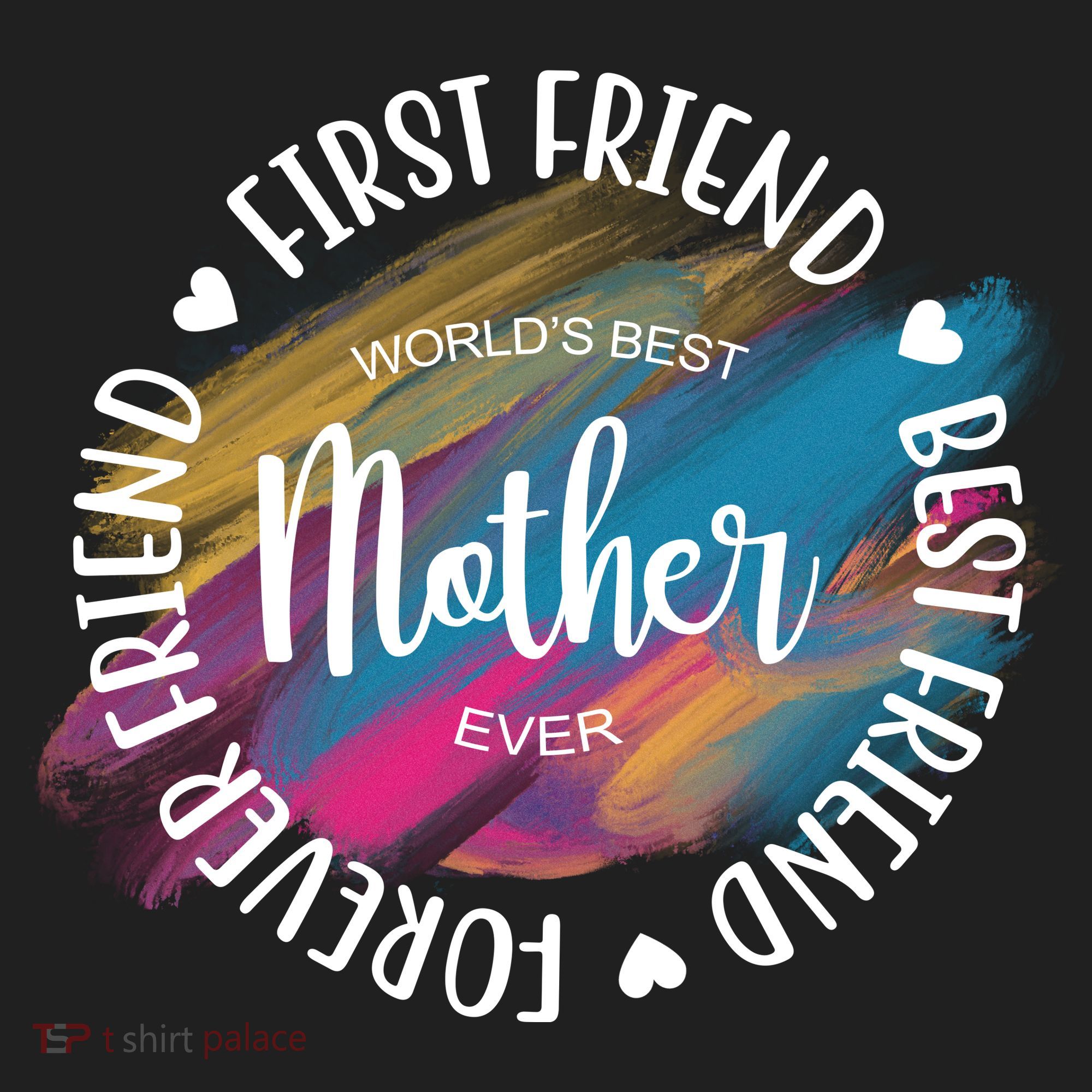 Worlds Best Mother Ever Cute Mother's Day Gift Golf Towel