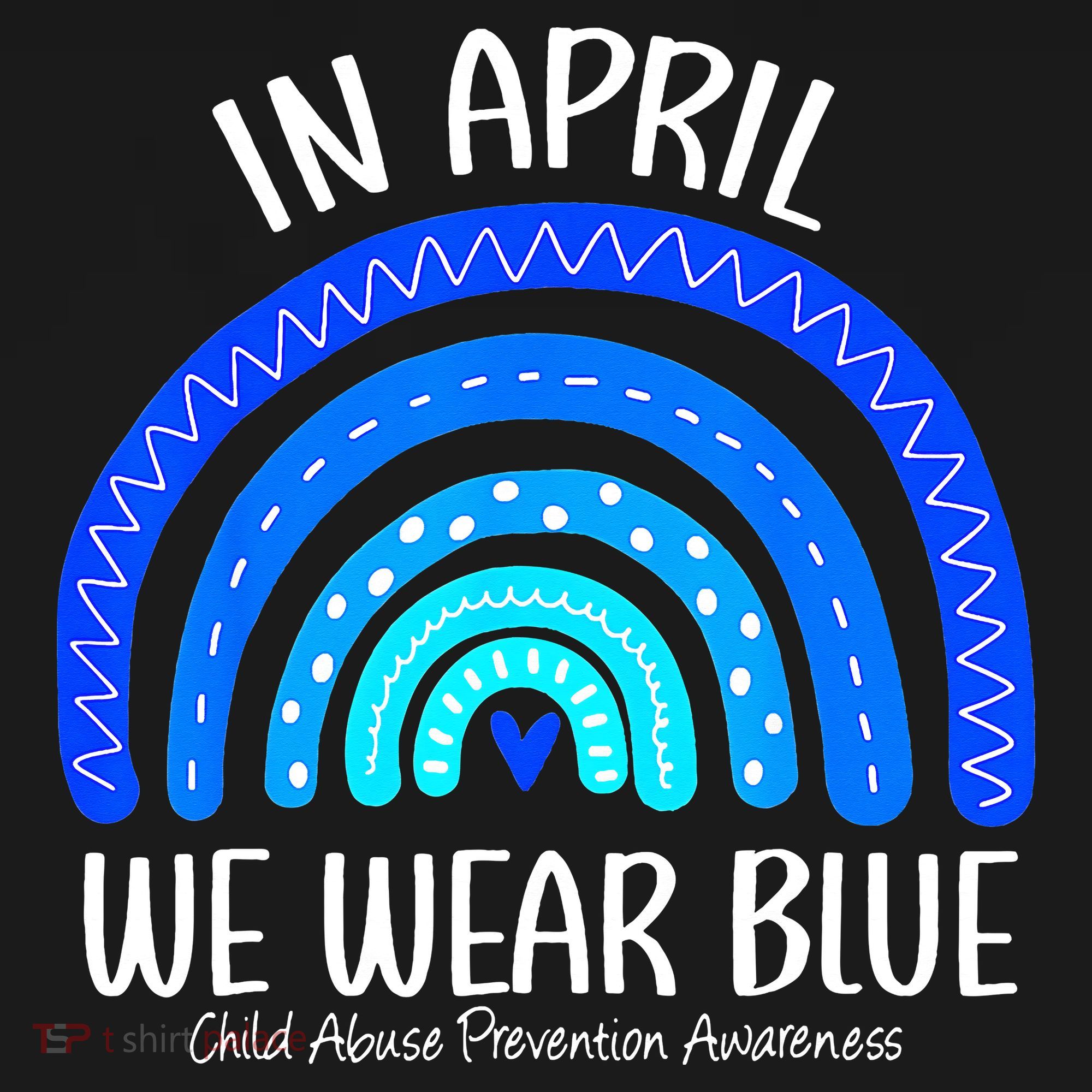 Wear Blue Messy Bun Child Abuse Prevention Awareness Women's Hoodie