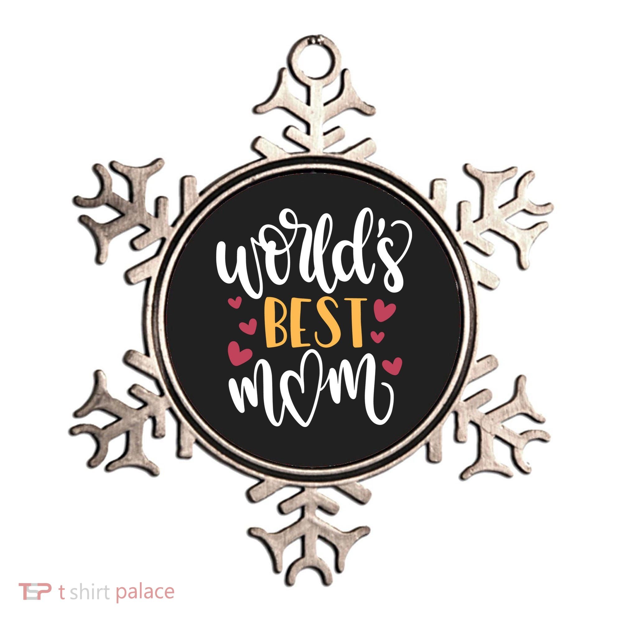 World's Best Mom Love Gift Ornament