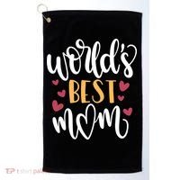 World's Best Mom Love Gift Golf Towel thumb 0