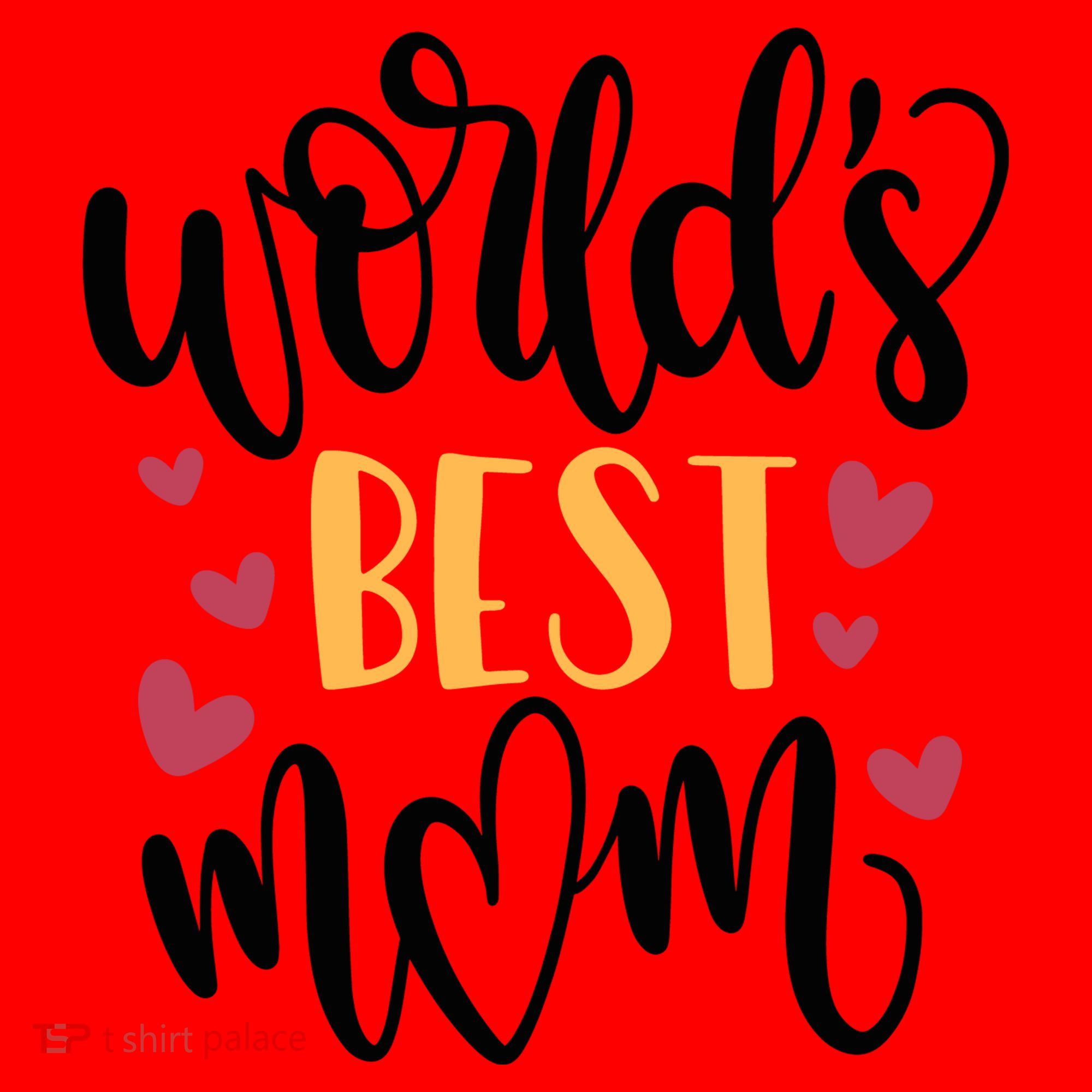 World's Best Mom Love Gift Santa Hat
