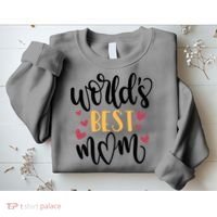 World's Best Mom Love Gift Sweatshirt thumb 2