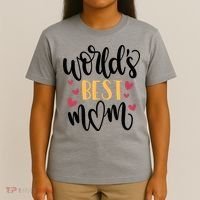 World's Best Mom Love Gift T-Shirt thumb 4