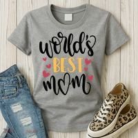 World's Best Mom Love Gift Women's T-Shirt thumb 3