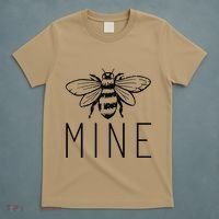 Women's BEE MINE Bumblebee Cute Retro Valentine's Day Funny T-Shirt thumb 5