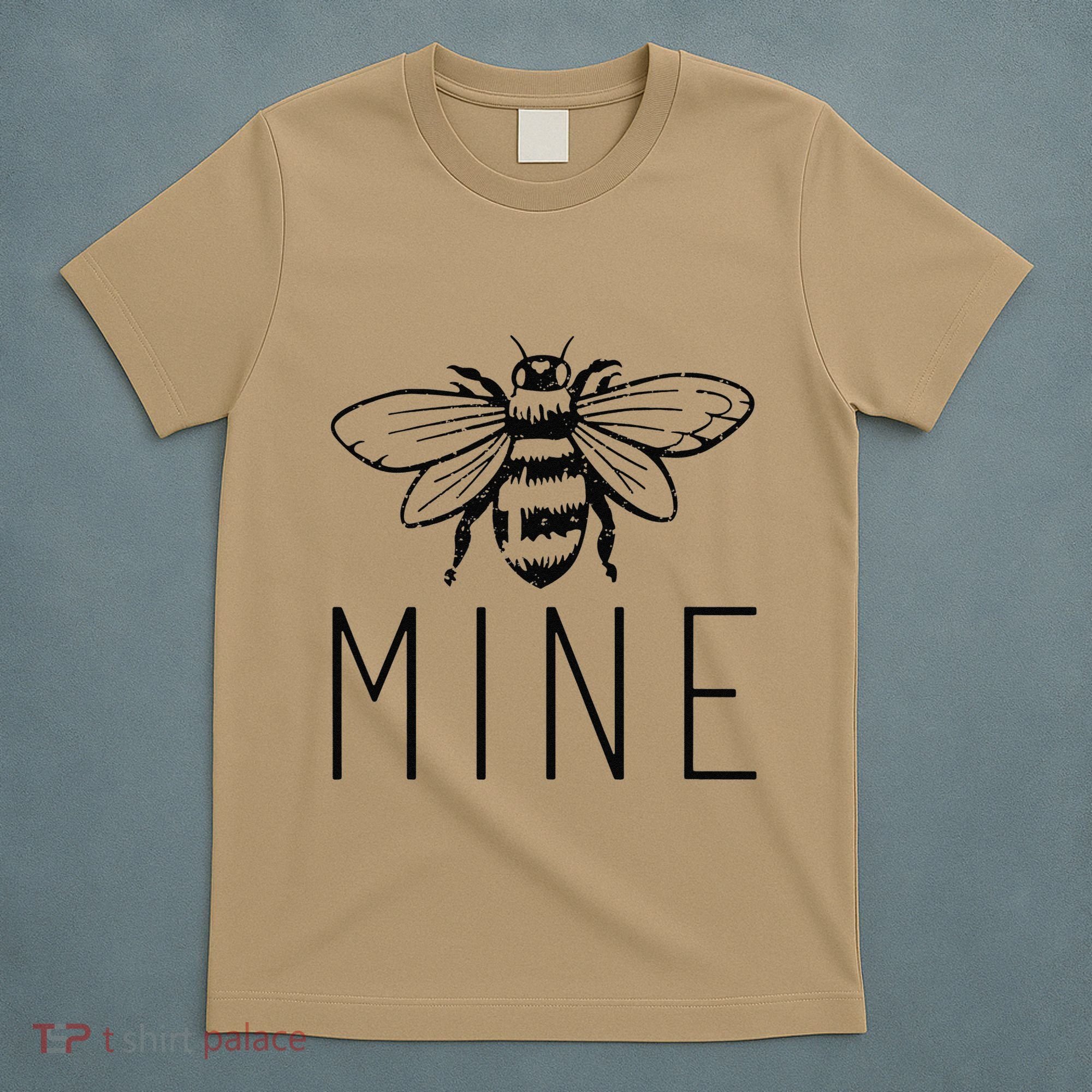 Women's BEE MINE Bumblebee Cute Retro Valentine's Day Funny T-Shirt
