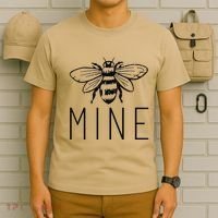 Women's BEE MINE Bumblebee Cute Retro Valentine's Day Funny T-Shirt thumb 6