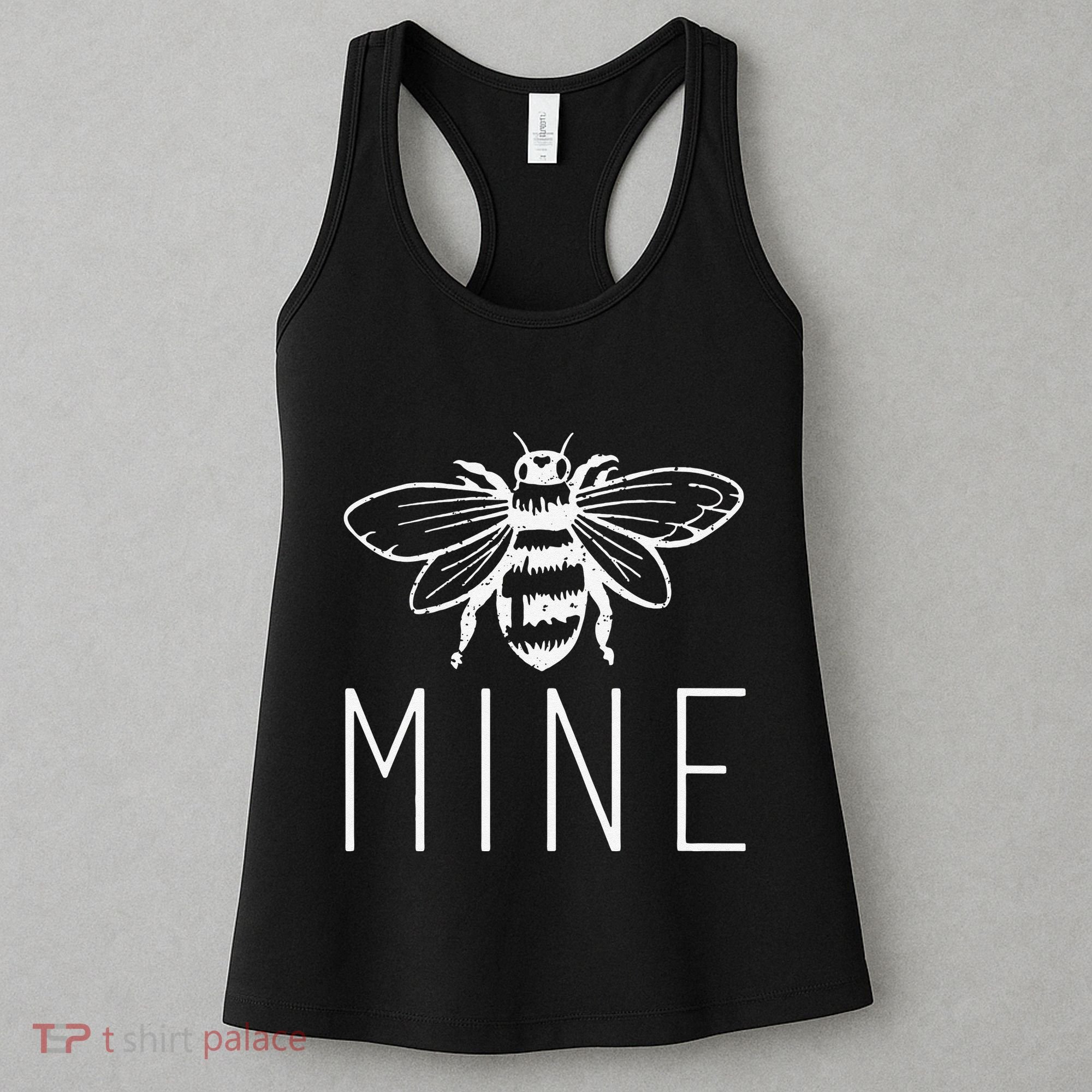 Women's BEE MINE Bumblebee Cute Retro Valentine's Day Women's Tank Top