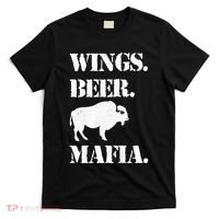Wings Beer Mafia Buffalo Ny Buffalo Football T-Shirt thumb 0
