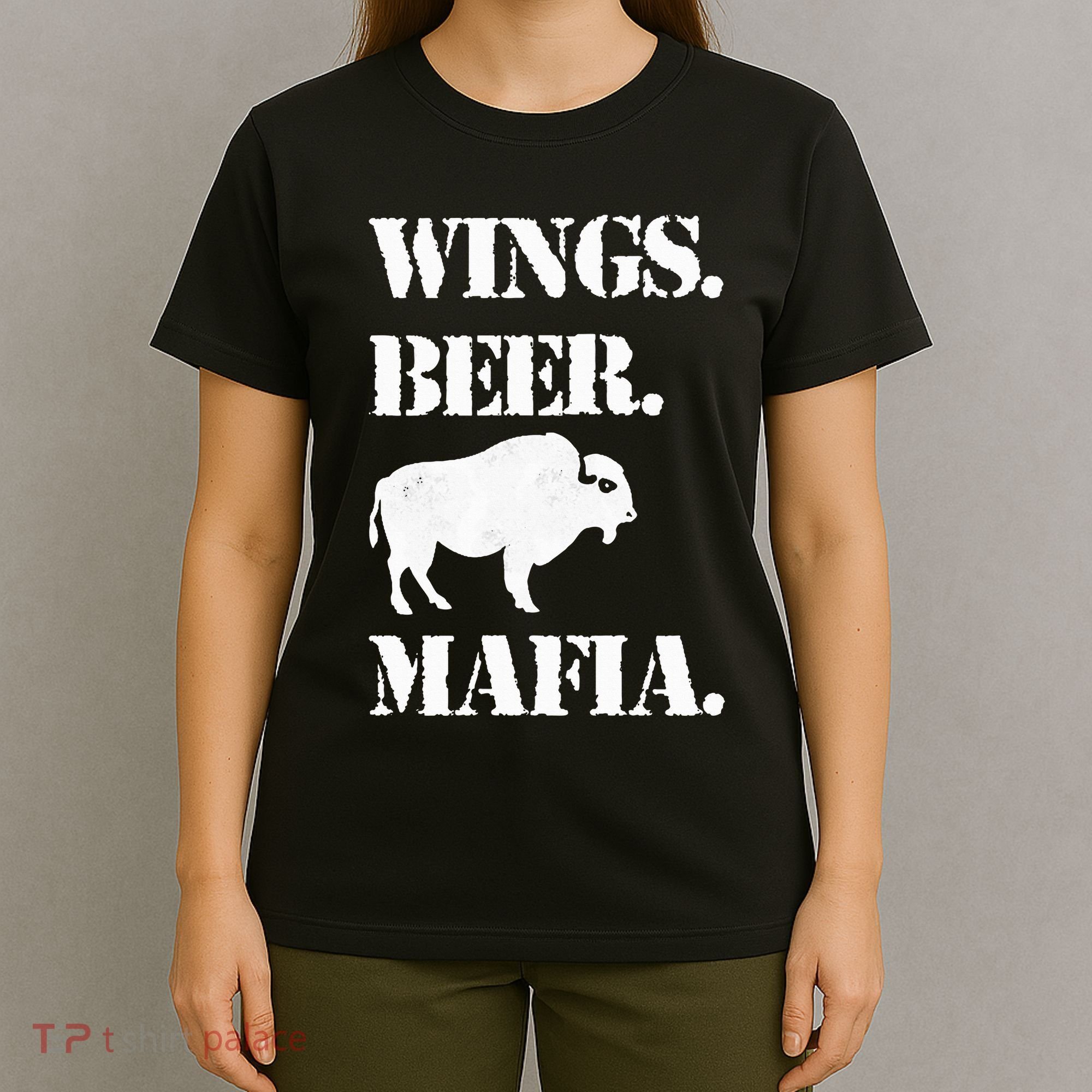 Wings Beer Mafia Buffalo Ny Buffalo Football T-Shirt