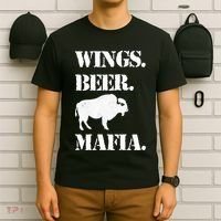 Wings Beer Mafia Buffalo Ny Buffalo Football T-Shirt thumb 6