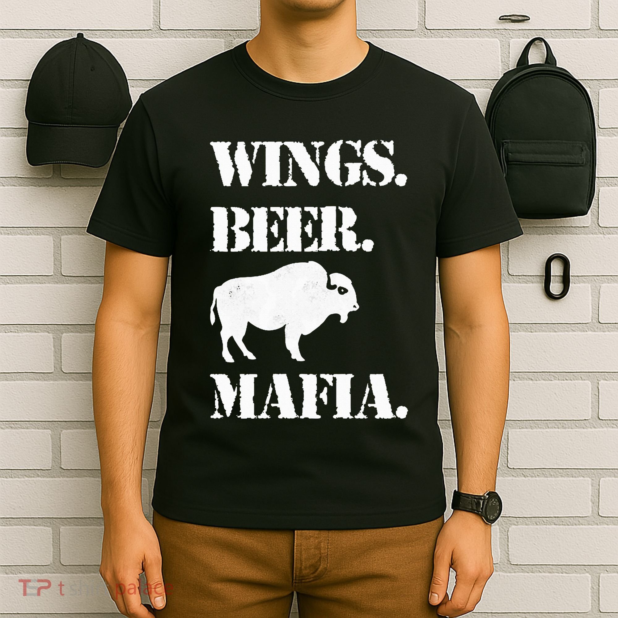 Wings Beer Mafia Buffalo Ny Buffalo Football T-Shirt