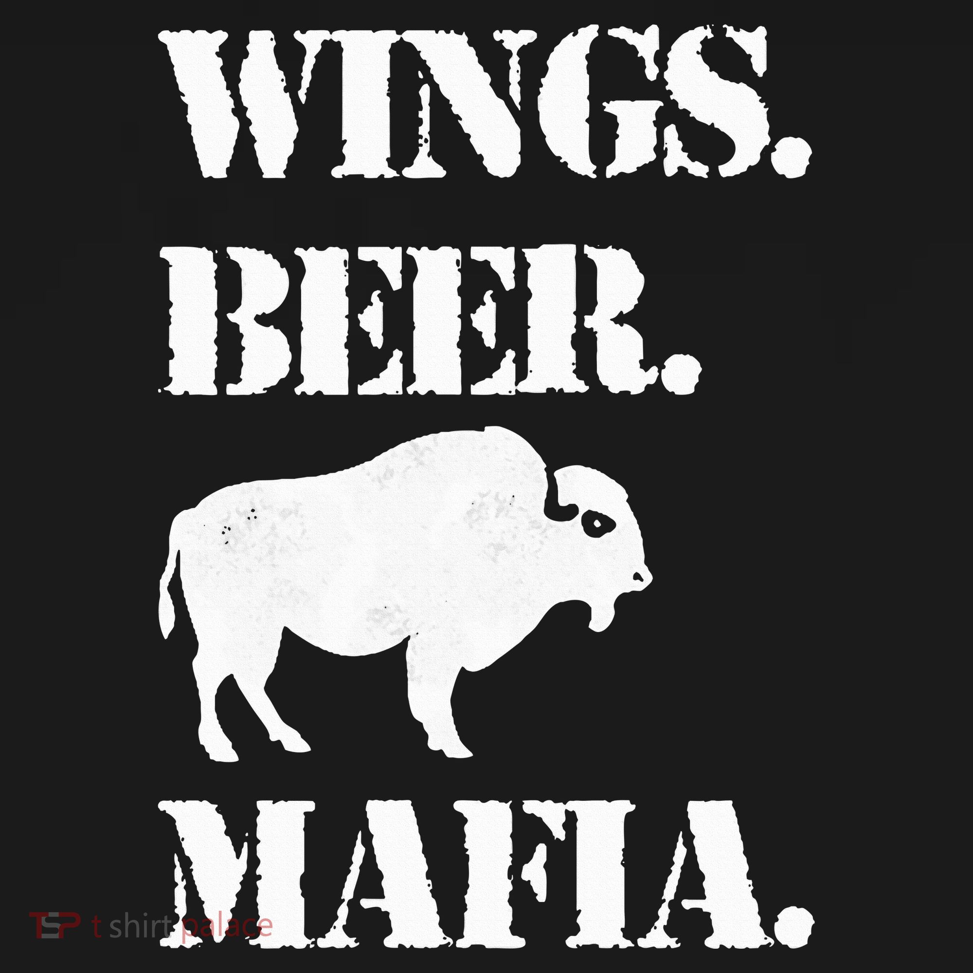 Wings Beer Mafia Buffalo Ny Buffalo Football T-Shirt