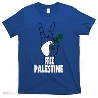West Bank Middle East Peace Dove Olive Branch Free Palestine Gift T-Shirt thumb 0