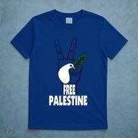 West Bank Middle East Peace Dove Olive Branch Free Palestine Gift T-Shirt thumb 5