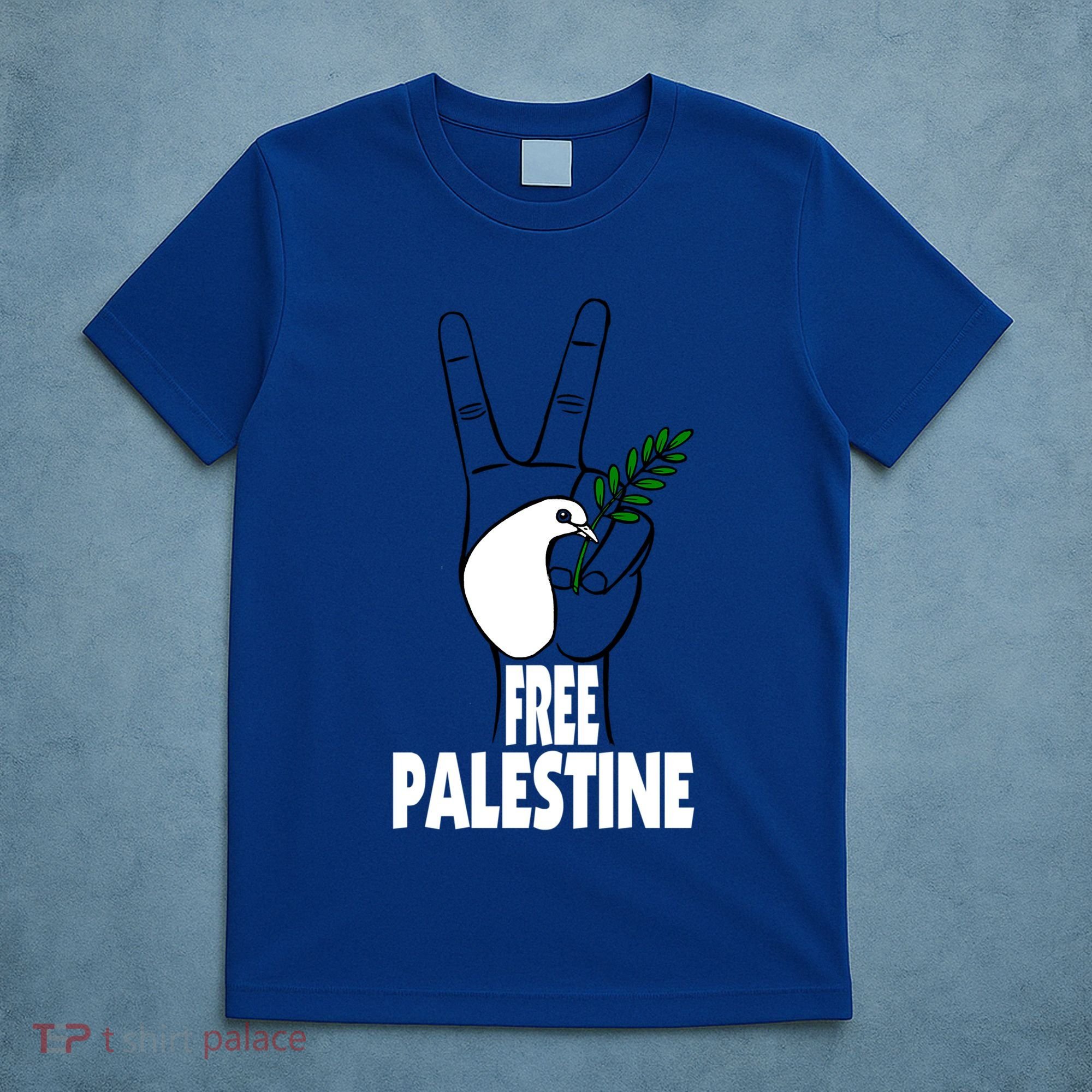 West Bank Middle East Peace Dove Olive Branch Free Palestine Gift T-Shirt