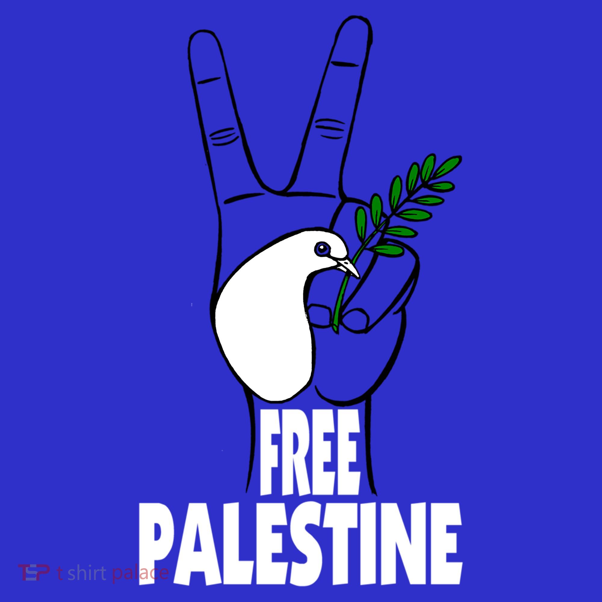 West Bank Middle East Peace Dove Olive Branch Free Palestine Gift T-Shirt