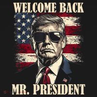 Welcome Back Mr President Donald Trump Victory Women's Hoodie thumb 2