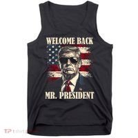 Welcome Back Mr President Donald Trump Victory Tank Top thumb 0