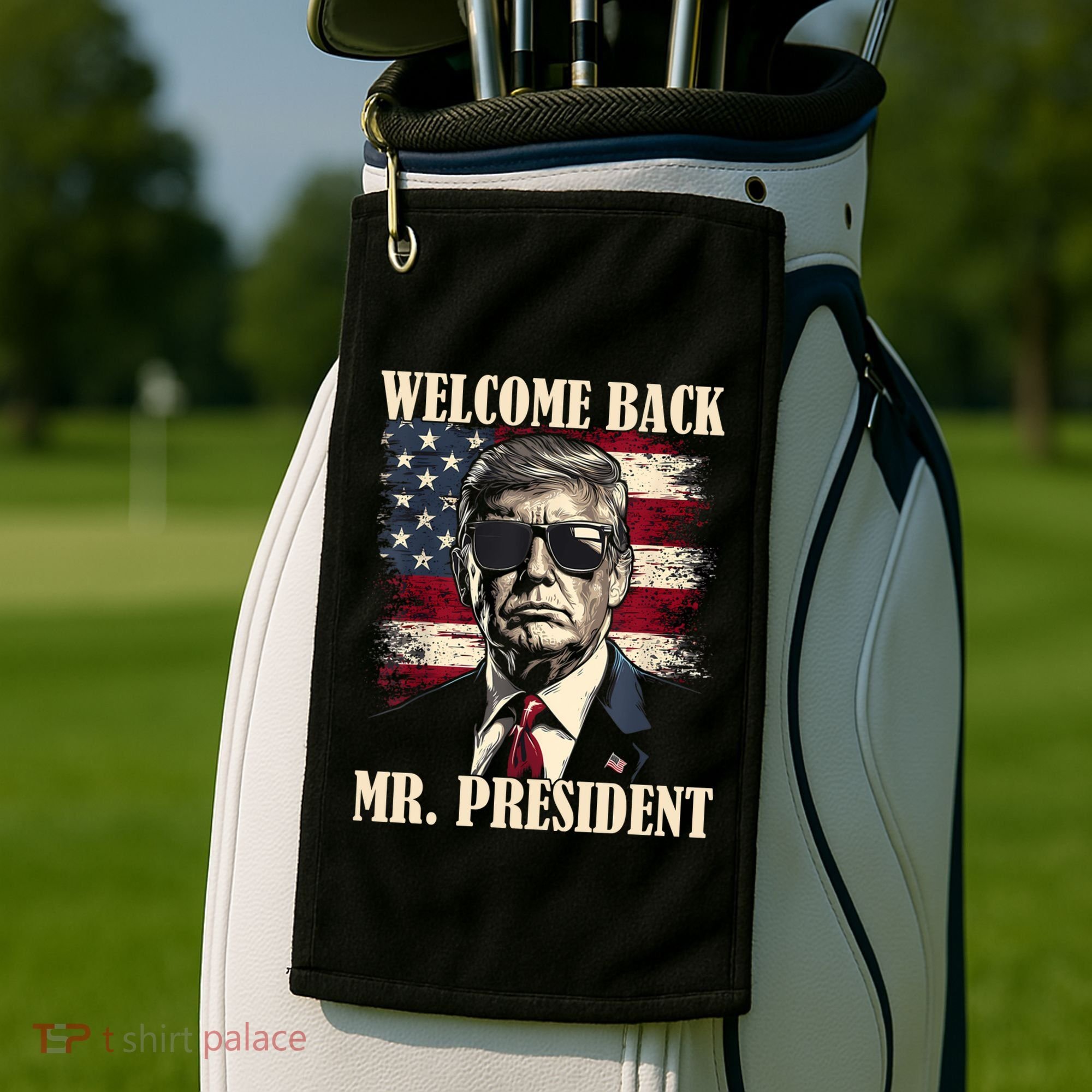 Welcome Back Mr President Donald Trump Victory Golf Towel