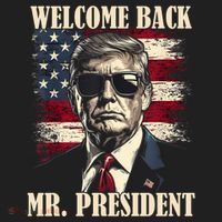 Welcome Back Mr President Donald Trump Victory Golf Towel thumb 3