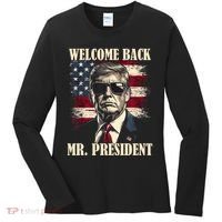 Welcome Back Mr President Donald Trump Victory Women's Long Sleeve Shirt thumb 0