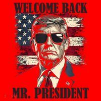 Welcome Back Mr President Donald Trump Victory Santa Hat thumb 1