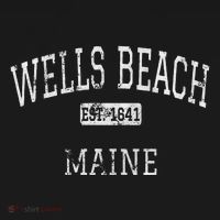 Wells Beach Maine Me Vintage T-Shirt thumb 7