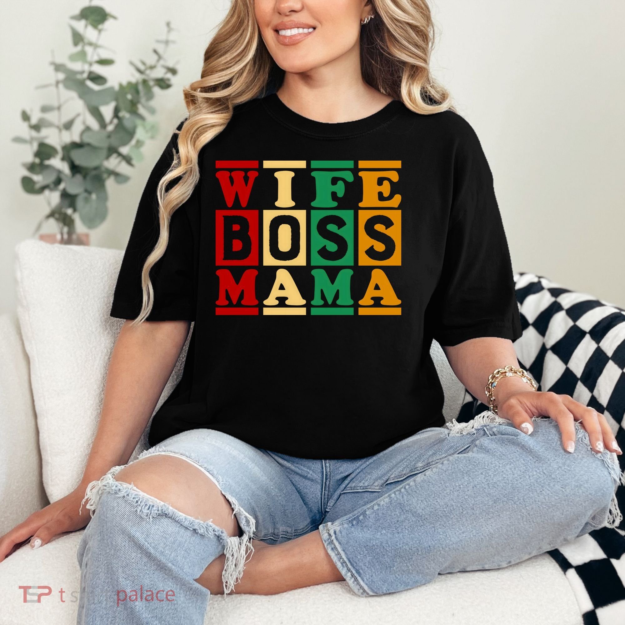 Wife Boss Mama Comfort Colors T-Shirt
