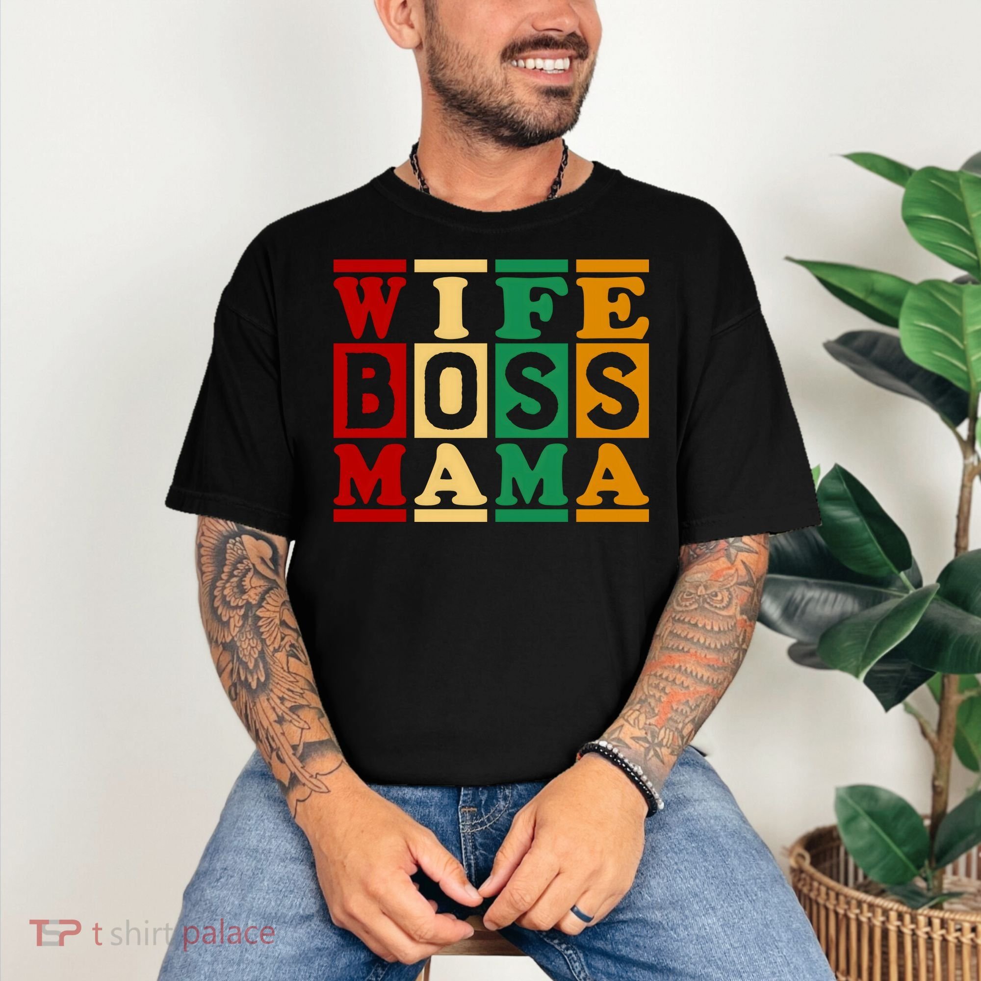 Wife Boss Mama Comfort Colors T-Shirt