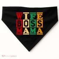 Wife Boss Mama USA-Made Doggie Bandana thumb 0