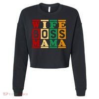 Wife Boss Mama Cropped Pullover Crew thumb 0