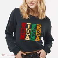 Wife Boss Mama Cropped Pullover Crew thumb 2